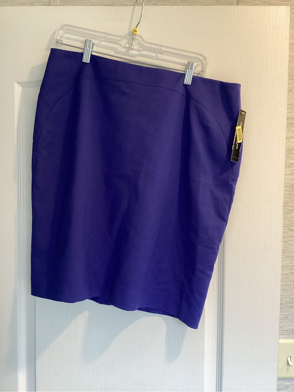 ANTONIO MELANI blue Midi Pencil Skirt 14 BNWT